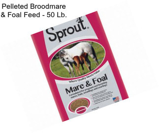 Pelleted Broodmare & Foal Feed - 50 Lb.