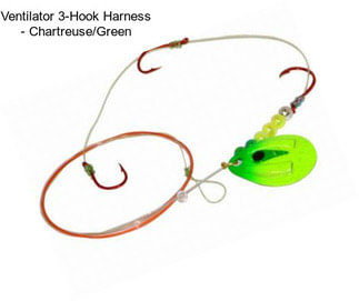 Ventilator 3-Hook Harness - Chartreuse/Green