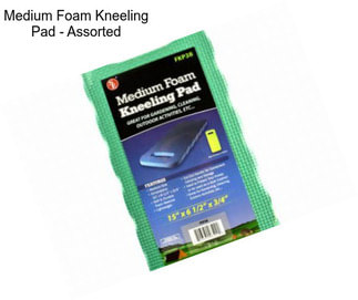 Medium Foam Kneeling Pad - Assorted