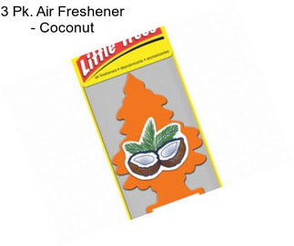 3 Pk. Air Freshener - Coconut