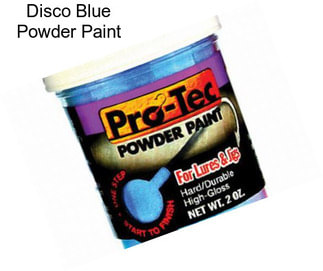 Disco Blue Powder Paint