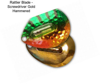 Rattler Blade - Screwdriver Gold Hammered