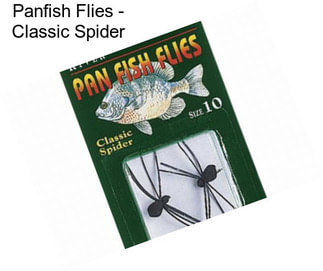 Panfish Flies - Classic Spider