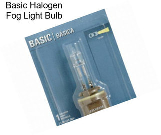 Basic Halogen Fog Light Bulb