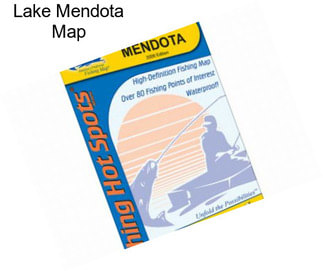 Lake Mendota Map