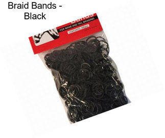 Braid Bands - Black