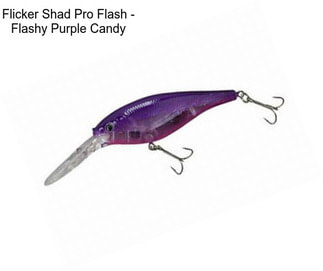 Flicker Shad Pro Flash - Flashy Purple Candy