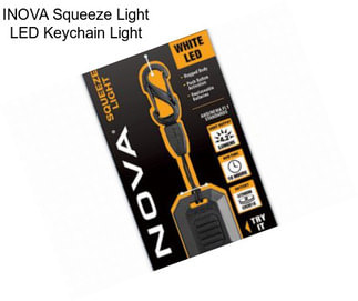 INOVA Squeeze Light LED Keychain Light