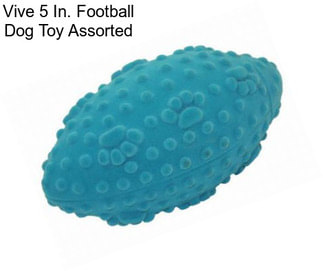 Vive 5 In. Football Dog Toy Assorted