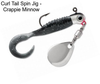 Curl Tail Spin Jig - Crappie Minnow