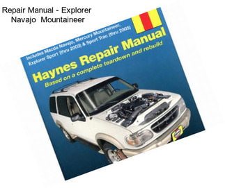 Repair Manual - Explorer  Navajo  Mountaineer