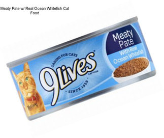 Meaty Pate w/ Real Ocean Whitefish Cat Food