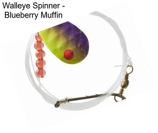 Walleye Spinner - Blueberry Muffin