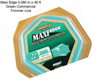 Maxi Edge 0.080 in x 40 ft Green Commercial Trimmer Line