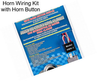 Horn Wiring Kit with Horn Button