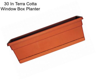 30 In Terra Cotta Window Box Planter