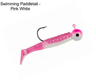 Swimming Paddletail - Pink White