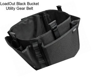 LoadOut Black Bucket Utility Gear Belt