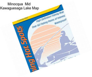 Minocqua  Mid  Kawaguesaga Lake Map