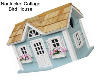 Nantucket Cottage Bird House