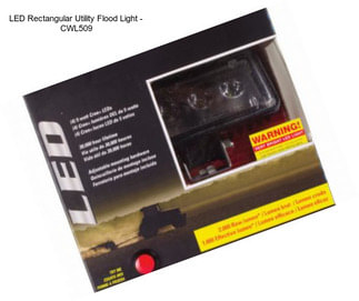 LED Rectangular Utility Flood Light - CWL509