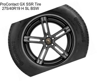 ProContact GX SSR Tire 275/40R19 H SL BSW
