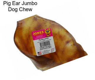 Pig Ear Jumbo Dog Chew