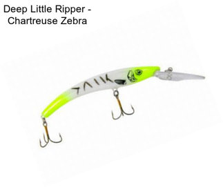 Deep Little Ripper - Chartreuse Zebra