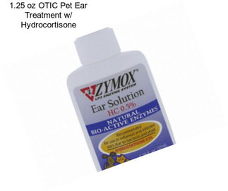 1.25 oz OTIC Pet Ear Treatment w/ Hydrocortisone