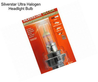 Silverstar Ultra Halogen Headlight Bulb