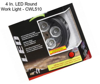 4 In. LED Round Work Light - CWL510