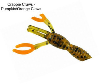 Crappie Craws - Pumpkin/Orange Claws