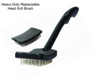 Heavy-Duty Replaceable Head Grill Brush