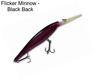 Flicker Minnow - Black Back