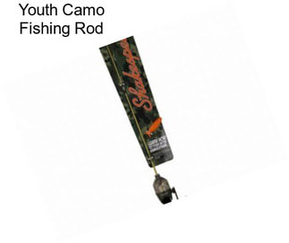 Youth Camo Fishing Rod