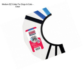 Medium EZ Collar For Dogs & Cats - Clear