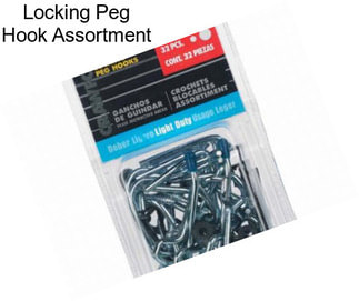 Locking Peg Hook Assortment