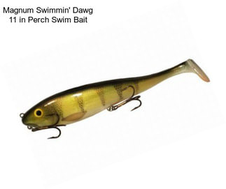 Magnum Swimmin\' Dawg 11 in Perch Swim Bait