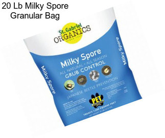 20 Lb Milky Spore Granular Bag