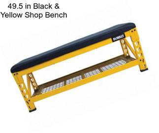 49.5 in Black & Yellow Shop Bench