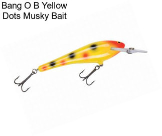 Bang O B Yellow Dots Musky Bait