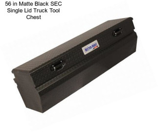 56 in Matte Black SEC Single Lid Truck Tool Chest