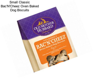 Small Classic Bac\'N\'Cheez Oven Baked Dog Biscuits