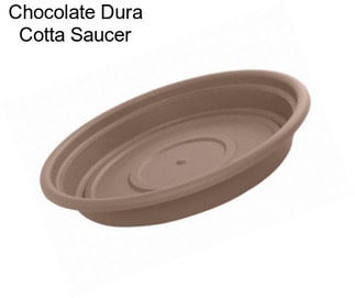 Chocolate Dura Cotta Saucer