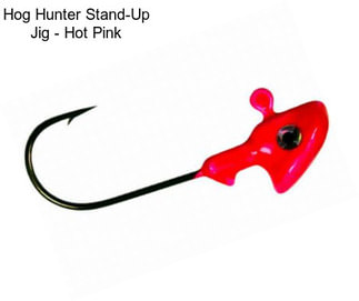 Hog Hunter Stand-Up Jig - Hot Pink