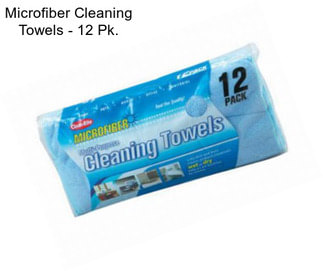 Microfiber Cleaning Towels - 12 Pk.