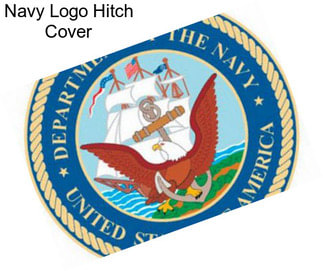 Navy Logo Hitch Cover