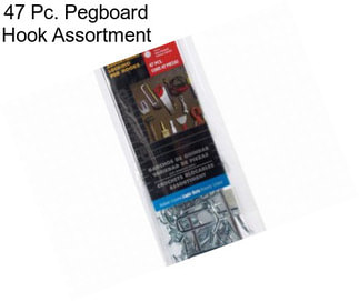 47 Pc. Pegboard Hook Assortment