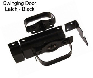 Swinging Door Latch - Black