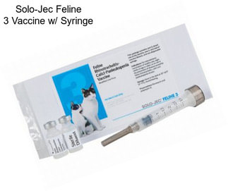 Solo-Jec Feline 3 Vaccine w/ Syringe